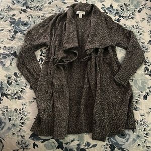 Motherhood Maternity Draped Cinch Waist Cardigan - Sz L